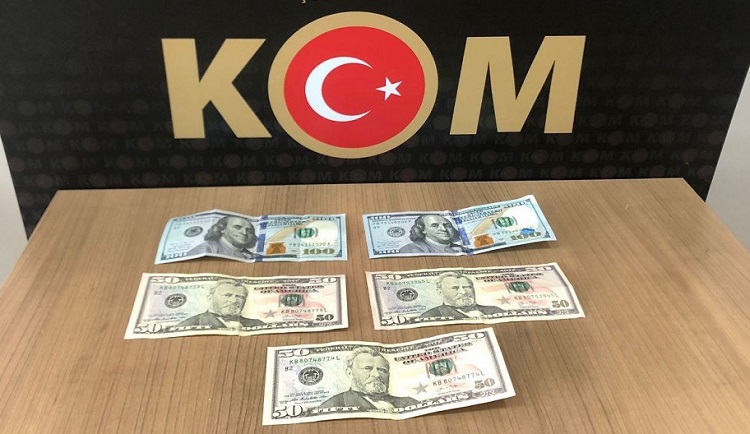 SAHTE PARALAR ELE GEÇİRİLDİ