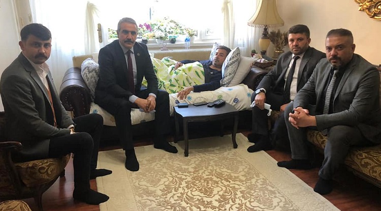 ÇORUM MHP’DEN GEÇMİŞ OLSUN ZİYARETİ