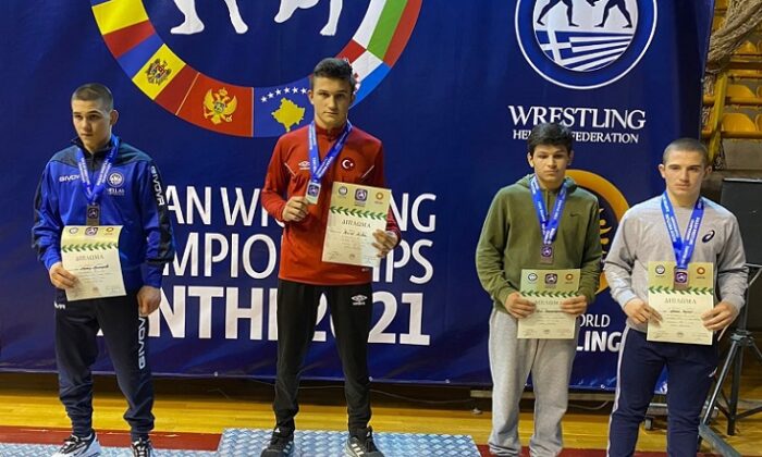 GÜREŞÇİMİZ BALKAN ŞAMPİYONU OLDU