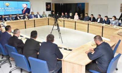 AŞGIN İCRAATLARINI İL TEŞKİLATINA ANLATTI