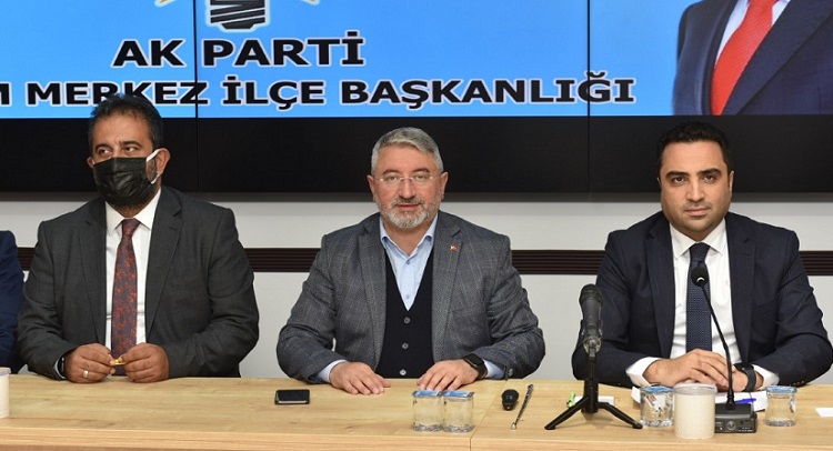 BAŞKAN MERKEZ İLÇEYİ BİLGİLENDİRDİ