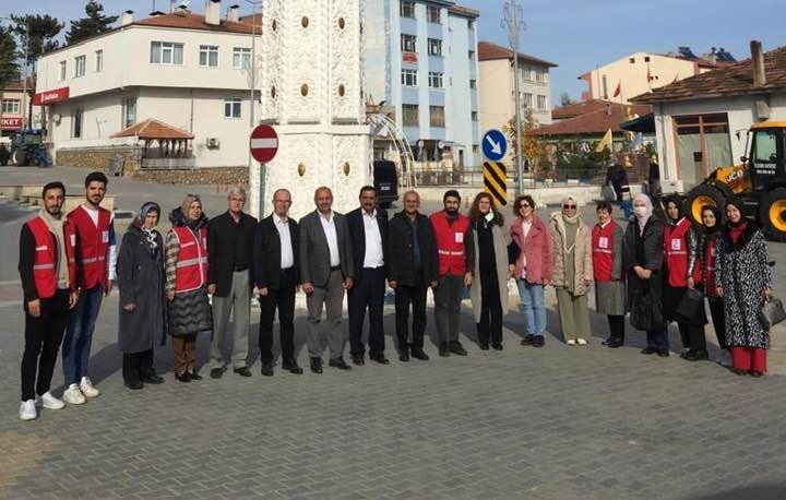 KIZILAY İL YÖNETİMİ ORTAKÖY’Ü GEZDİ