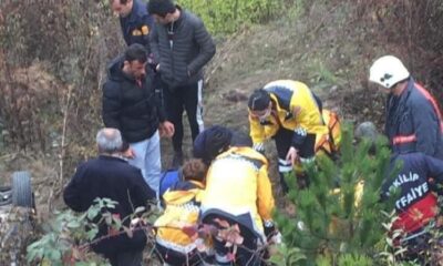 YOLDAN ÇIKARAK ŞARAMPOLE UÇTU