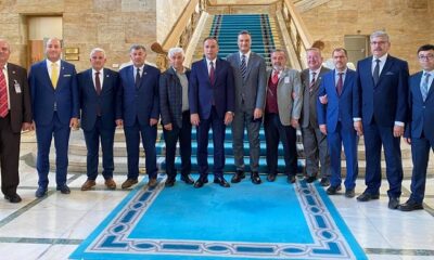 CEYLAN MUHTARLARI MECLİSTE AĞIRLADI