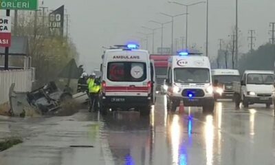 OTOMOBİL SU KANALINA DÜŞTÜ: 1 ÖLÜ