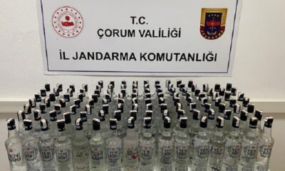 KAÇAK ALKOL ŞİŞELERİ ELE GEÇİRİLDİ