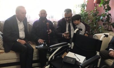 3 ENGELLİ VATANDAŞI SEVİNDİRDİLER