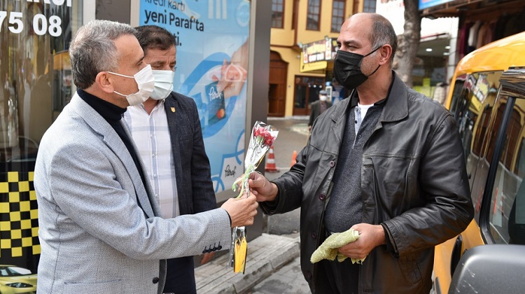 BELEDİYE ŞOFÖRLERİ UNUTMADI
