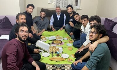 BAŞKAN ÖĞRENCİ EVİNE MİSAFİR OLDU