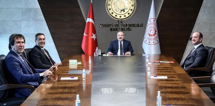 SANAYİ VE TEKNOLOJİ BAKAN’I İLE GÖRÜŞTÜLER