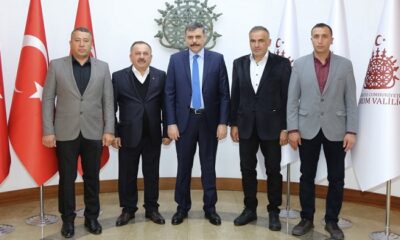 VALİ ÇİFTÇİ ZANAATKARLARI KABUL ETTİ