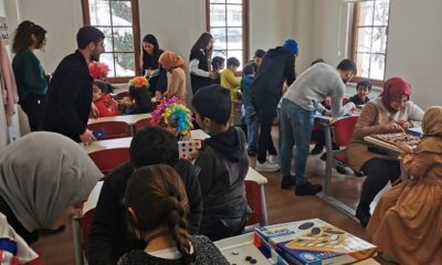 MÜLTECİ ÇOCUKLAR GÖNÜLLERİNCE EĞLENDİ