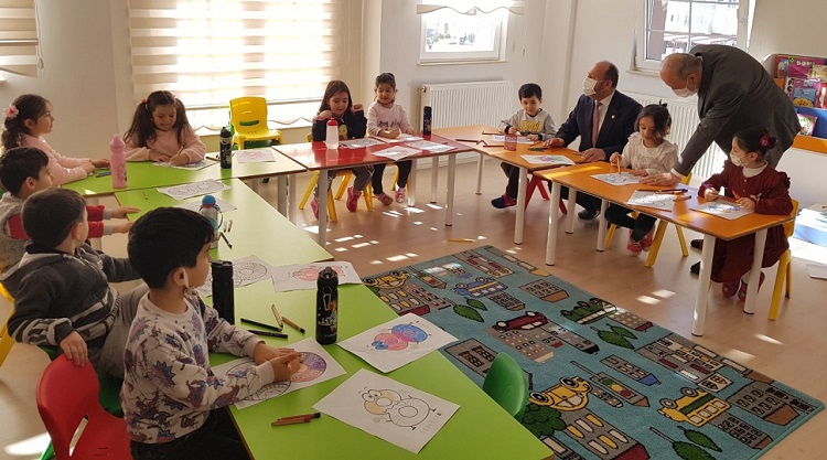 KUR’AN KURSU’NU ZİYARET ETTİLER