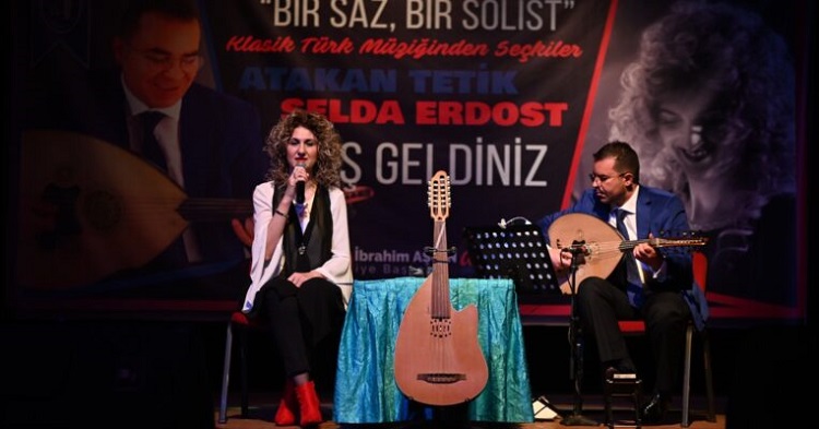 BİR SAZ BİR SOLİST KONSERİ YAPILDI
