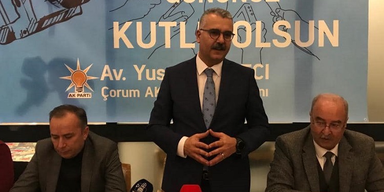 BAŞKAN BASIN MENSUPLARIYLA BULUŞTU
