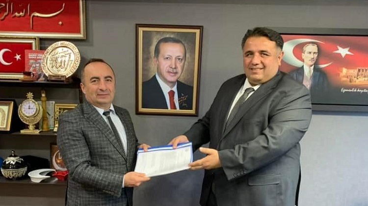 BAŞKAN KAYA’YA TEŞEKKÜR ETTİ