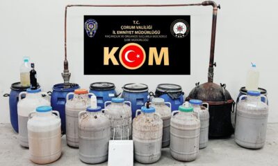 DEPODA SAHTE İÇKİ ELE GEÇİRİLDİ