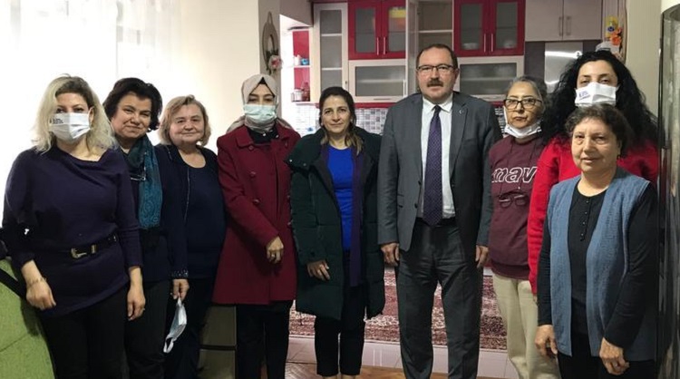 KANSER DERNEKLERİNİ ZİYARET ETTİ