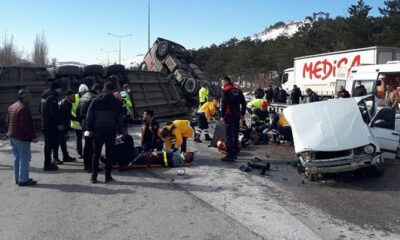 FECİ KAZA: 1 ÖLÜ 2 AĞIR YARALI