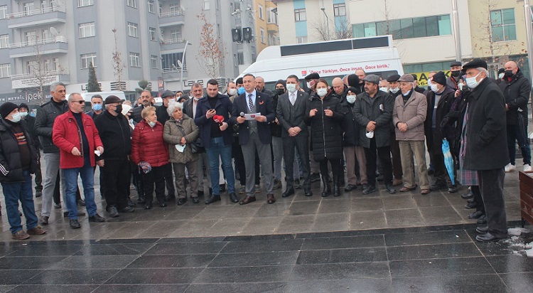 CHP İL ÖRGÜTÜNDEN BASIN AÇIKLAMASI