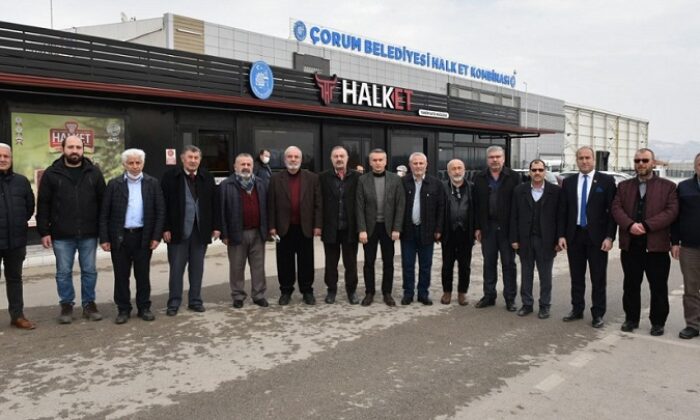 MUHTARLAR HALK-ET TESİSLERİNİ GEZDİ