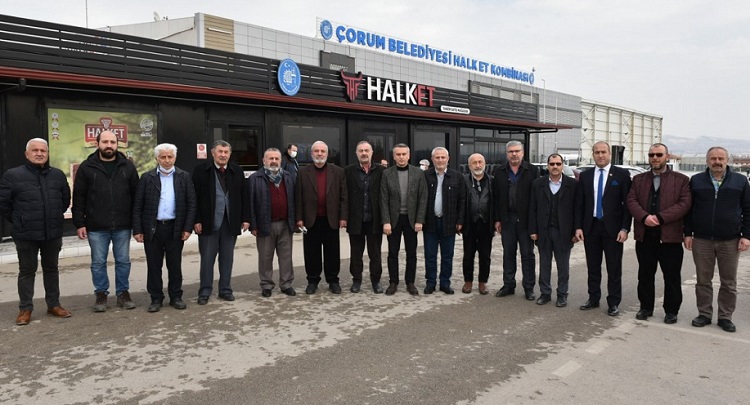 MUHTARLAR HALK-ET TESİSLERİNİ GEZDİ