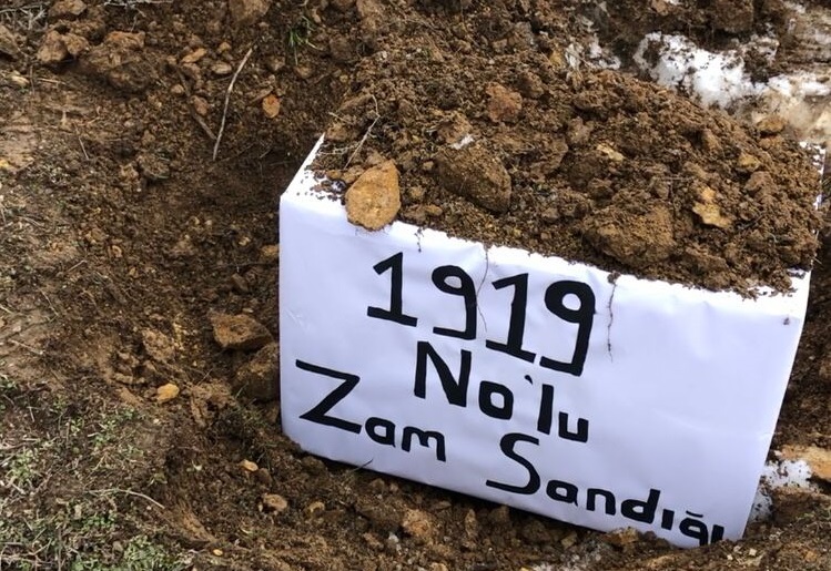ZAM SANDIĞINI TOPRAĞA VERDİLER