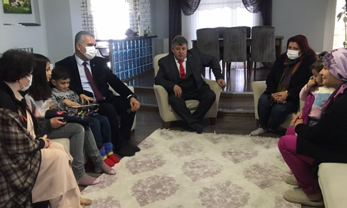 MİNİK EMİR’E MORAL ZİYARETİ