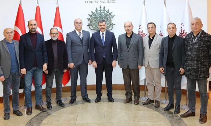 GAZETECİLER CEMİYETİNDEN VALİ’YE ZİYARET