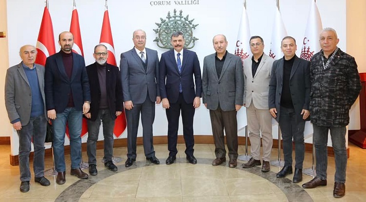 GAZETECİLER CEMİYETİNDEN VALİ’YE ZİYARET