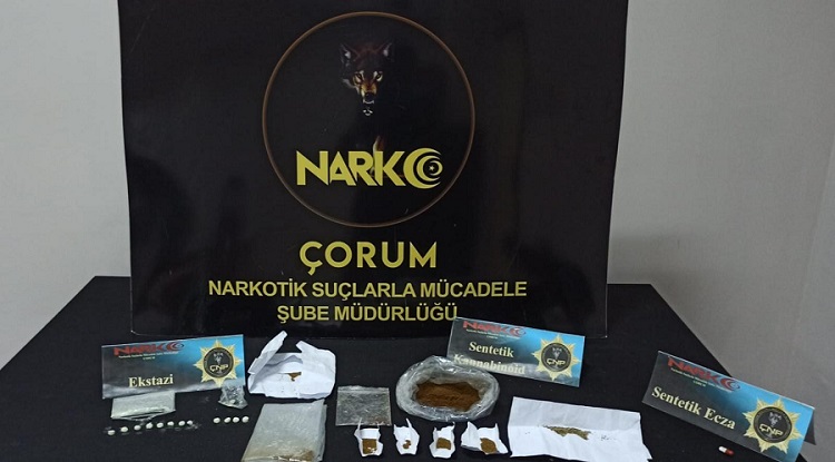 ÇORUM’DA UYUŞTURUCU OPERASYONU