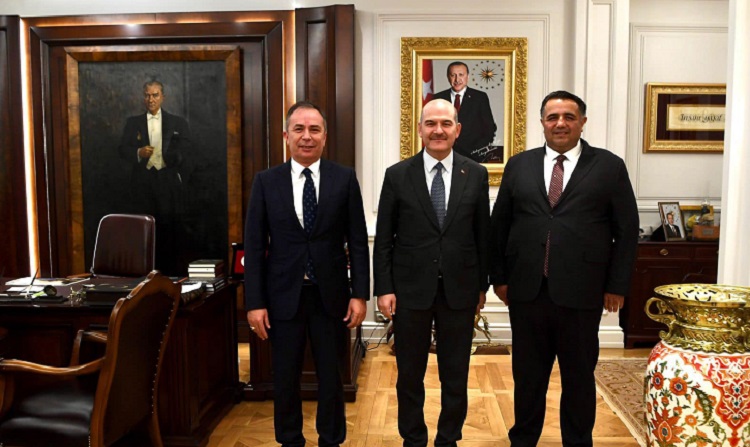 BAKAN SOYLU İLE GÖRÜŞTÜLER