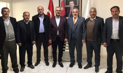 AHLATCI KÖY MUHTARLARIYLA GÖRÜŞTÜ