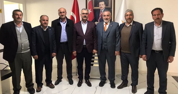 AHLATCI KÖY MUHTARLARIYLA GÖRÜŞTÜ