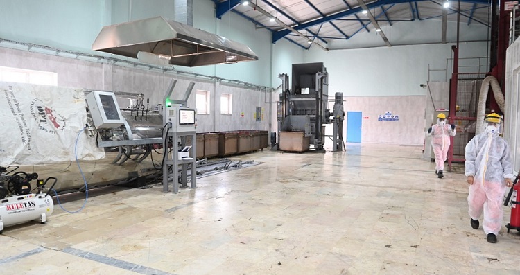 727 TON TIBBİ ATIK BERTARAF EDİLDİ