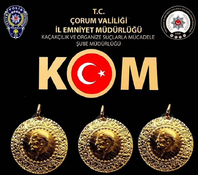 ÇORUM’DA SAHTE ALTIN OPERASYONU