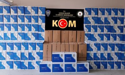 BOŞ MAKARON VE TÜTÜN YAKALANDI