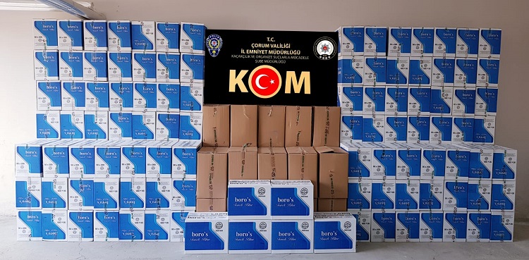 BOŞ MAKARON VE TÜTÜN YAKALANDI