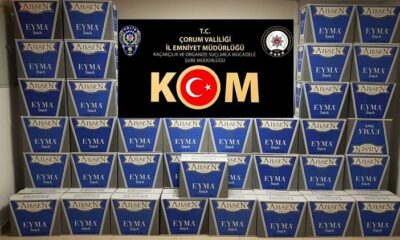 KAÇAK SİGARA YAKALANDI