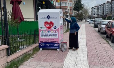 ATIK TEKSTİL KUMBARALARI FAALİYETTE