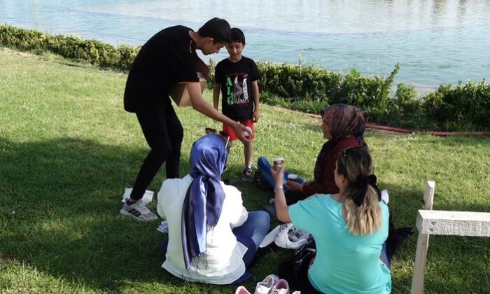 BELEDİYE VATANDAŞI SERİNLETTİ