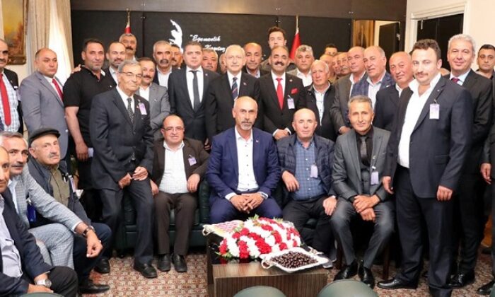 MUHTARLAR KILIÇDAROĞLU İLE GÖRÜŞTÜ