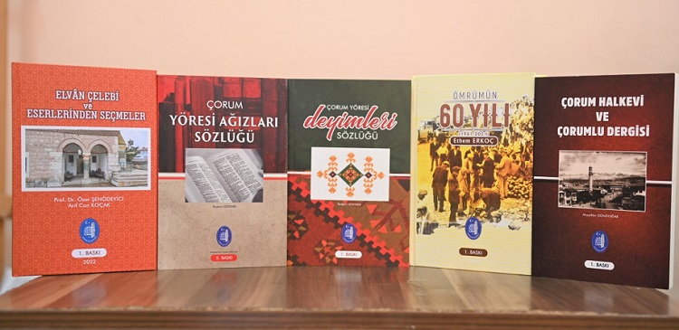 ÇORUM BELEDİYESİNDEN 5 YENİ KİTAP