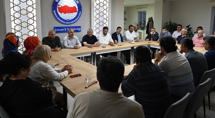BAŞKAN AŞGIN’DAN MEMUR-SEN’E ZİYARET