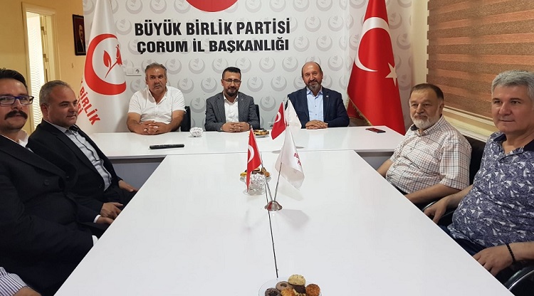 BÜYÜK BİRLİK PARTİSİNİ ZİYARET ETTİLER