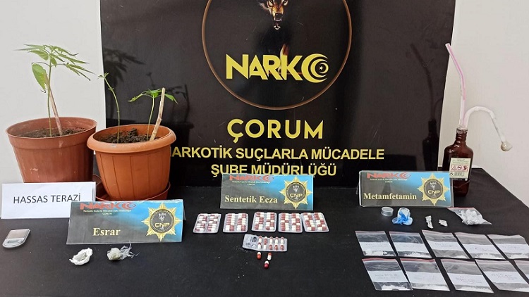 İŞYERİNE UYUŞTURUCU BASKINI