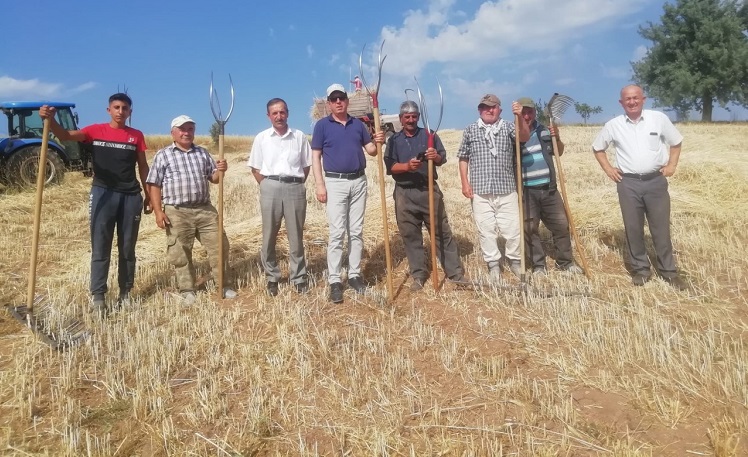 BAŞKAN YILDIRIM HARMANA GİRDİ