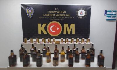 EMNİYET ÇOK SAYIDA KAÇAK İÇKİ ELE GEÇİRDİ