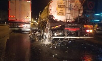ÇEVRE YOLU KAVŞAĞI YENİ BİR KAZA DAHA