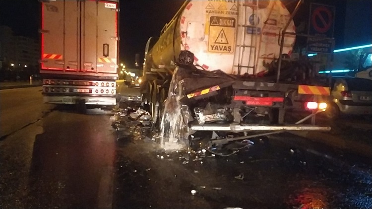 ÇEVRE YOLU KAVŞAĞI YENİ BİR KAZA DAHA